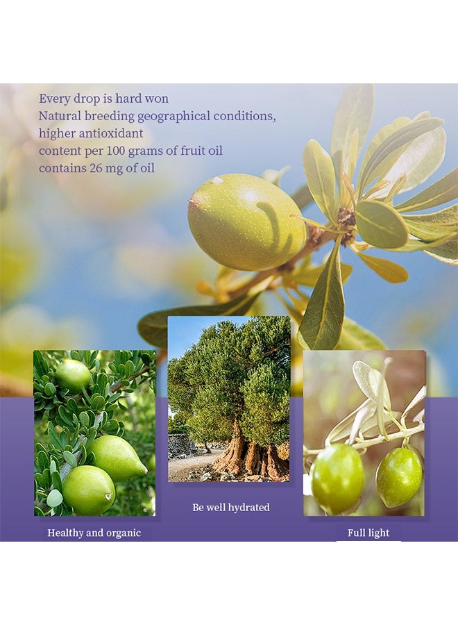  كانزير زيت الشعر المغربي، زيت الشعر الأساسي البنفسجي — يترك الشعر ناعماً ولامعاً، مرطب عميق، مكافحة التجعد، إصلاح الأطراف المتقصفة للشعر الجاف والتالف، زيت علاج الشعر للشعر الجاف والمجعد — 100 مل - Image 5